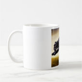 Schwarzer Panther (1) Wildkatze Kaffeetasse (Links)