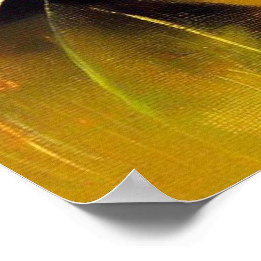 Schwarzer Panther (5) Wildkatze Poster (Ecke)