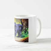 Schwarzer Panther (8) Wildkatze Kaffeetasse (VorderseiteRechts)