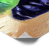 Schwarzer Panther (8) Wildkatze Poster (Ecke)