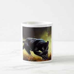 Schwarzer Panther (9) Wildkatze Kaffeetasse