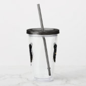 Schwarzer Panther Acryltrinkbecher (Links)