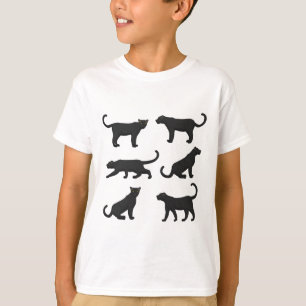 schwarzer Panther Auswahl T-Shirt