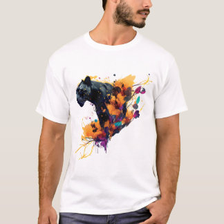 Schwarzer Panther Beast On T-Shirt