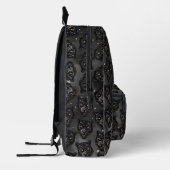 Schwarzer Panther Bedruckter Rucksack (Links)