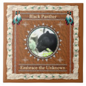 Schwarzer Panther - Bewundern Sie die unbekannte K Fliese (Vorderseite)