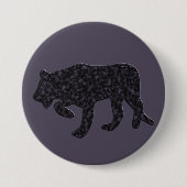 Schwarzer Panther Button (Vorderseite)