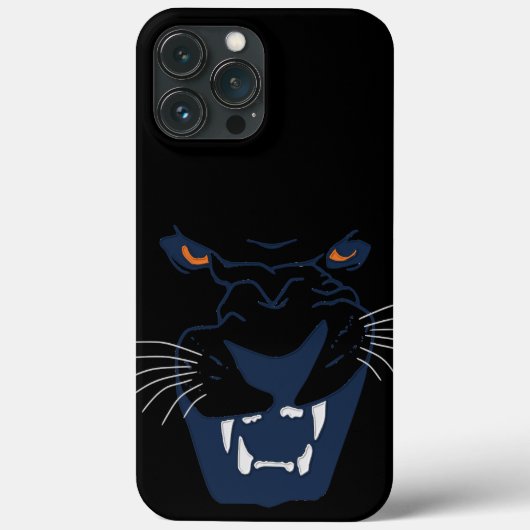 Schwarzer Panther Case-Mate iPhone Hülle (Rückseite)