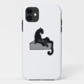 Schwarzer Panther Case-Mate iPhone Hülle (Rückseite)