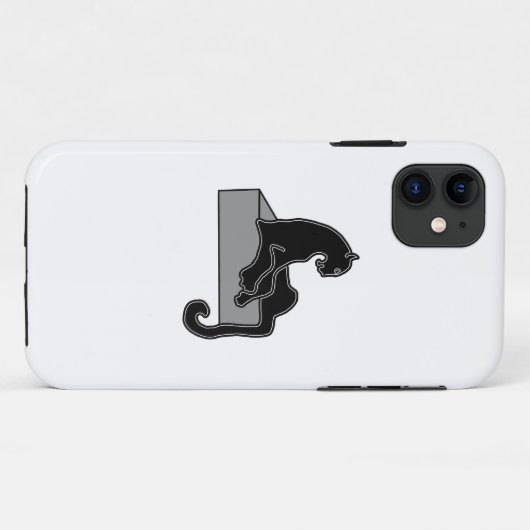 Schwarzer Panther Case-Mate iPhone Hülle (Rückseite (Horizontal))