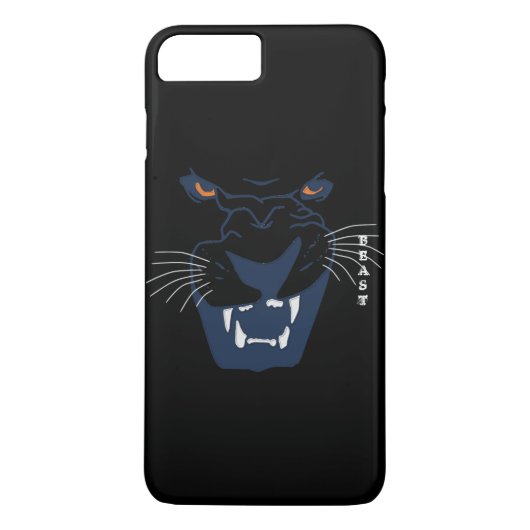Schwarzer Panther Case-Mate iPhone Hülle (Rückseite)