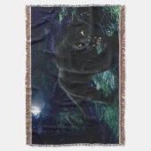 Schwarzer Panther Decke (Vorderseite Vertikal)