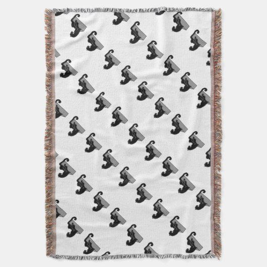 Schwarzer Panther Decke (Vorderseite Vertikal)