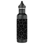 Schwarzer Panther-Druck Edelstahlflasche (Rechts)