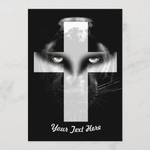 Schwarzer Panther Einladung