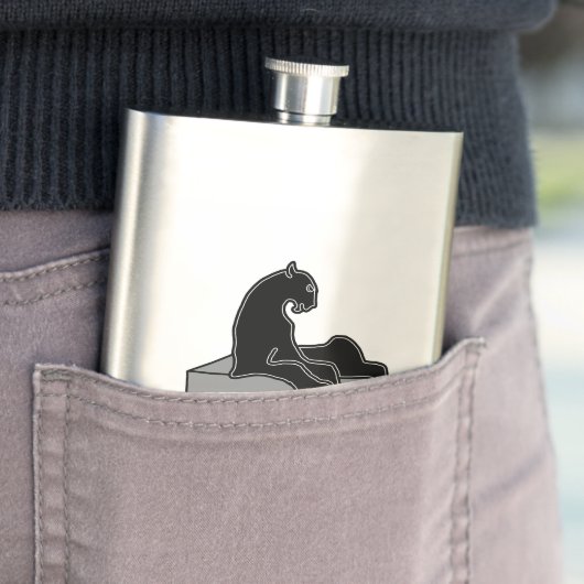 Schwarzer Panther Flachmann (Beispiel)