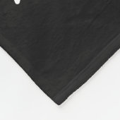 Schwarzer Panther Fleecedecke (Ecke)