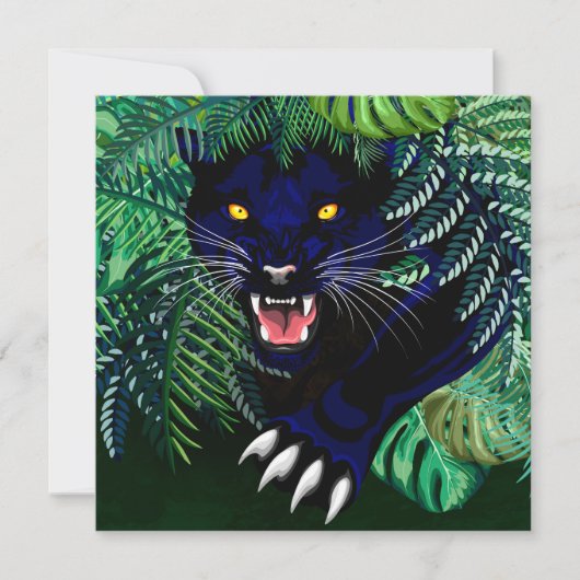 Schwarzer Panther Geist des Dschungels (Vorderseite)