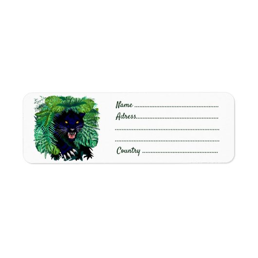 Schwarzer Panther Geist des Dschungels (Vorne)