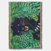 Schwarzer Panther Geist des Dschungels Decke (Vorderseite Vertikal)