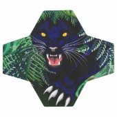 Schwarzer Panther Geist des Dschungels Fußball (Flach)