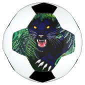 Schwarzer Panther Geist des Dschungels Fußball (Vorderseite)