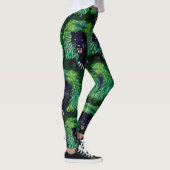 Schwarzer Panther Geist des Dschungels Leggings (Rechts)