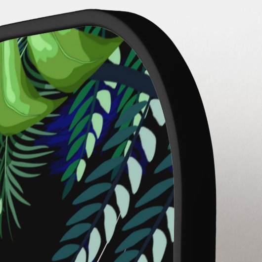 Schwarzer Panther Geist des Dschungels Pickleball Schläger (Linke Seite)