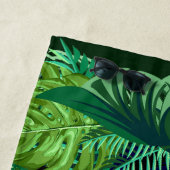 Schwarzer Panther Geist des Dschungels Strandtuch (Beispiel)