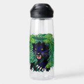Schwarzer Panther Geist des Dschungels Trinkflasche (Rückseite)