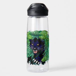 Schwarzer Panther Geist des Dschungels Trinkflasche