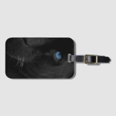 Schwarzer Panther Gepäckanhänger (Vorderseite (Horizontal))