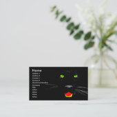 Schwarzer Panther-Geschäft, Visitenkarte (Stehend Vorderseite)