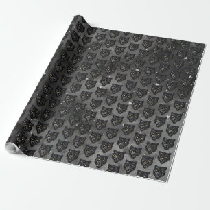 Schwarzer Panther Geschenkpapier