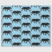 Schwarzer Panther Geschenkpapier (Flach)