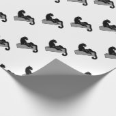 Schwarzer Panther Geschenkpapier (Ecke)