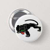 Schwarzer Panther - großer CAT Button (Vorne & Hinten)