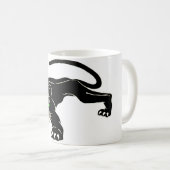 Schwarzer Panther - großer CAT Kaffeetasse (VorderseiteRechts)