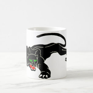 Schwarzer Panther - großer CAT Kaffeetasse