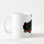 Schwarzer Panther - großer CAT Kaffeetasse (Links)