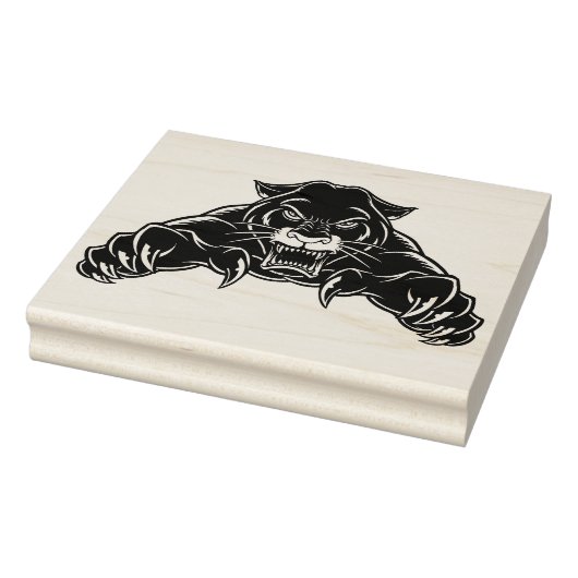 Schwarzer Panther Gummistempel (Stempel)