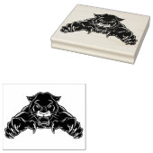 Schwarzer Panther Gummistempel (Stempel)