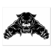 Schwarzer Panther Gummistempel (Prägung)
