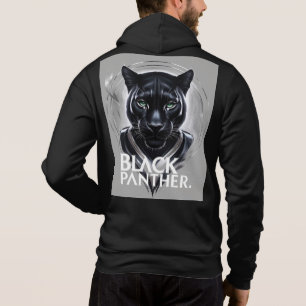 Schwarzer Panther Hoodie