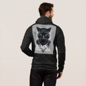 Schwarzer Panther Hoodie (Schwarz voll)