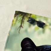 Schwarzer Panther im Dschungel Strandtuch (Beispiel)