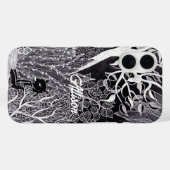 Schwarzer Panther im Dschungel - zeichnend Bleisti Case-Mate iPhone Hülle (Rückseite (Horizontal))