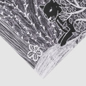 Schwarzer Panther im Dschungel - zeichnend Bleisti Seidenpapier (Detail)