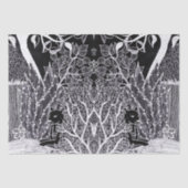 Schwarzer Panther im Dschungel - zeichnend Bleisti Seidenpapier (Vorderseite)