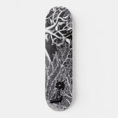 Schwarzer Panther im Dschungel - zeichnend Bleisti Skateboard (Vorderseite)